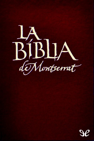 libro gratis Bíblia de Montserrat