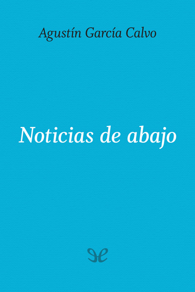 descargar libro Noticias de abajo