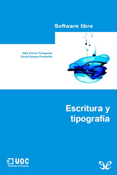 libro gratis Escritura y tipografía