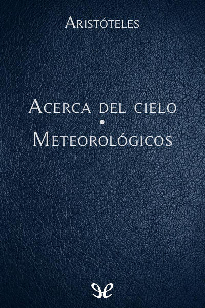 libro gratis Acerca del cielo - Meteorológicos