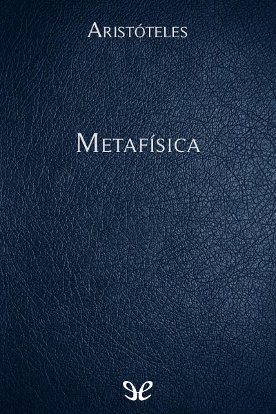 descargar libro Metafsica