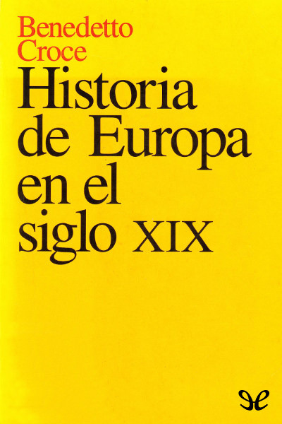 descargar libro Historia de Europa en el siglo XIX