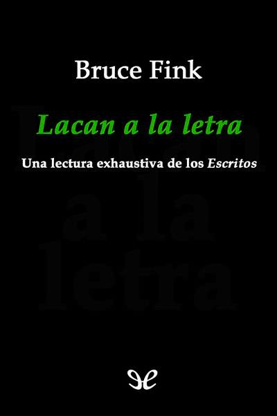 descargar libro Lacan a la letra