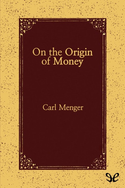 libro gratis On the Origin of Money