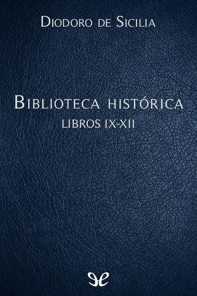 libro gratis Biblioteca histórica Libros IX-XII