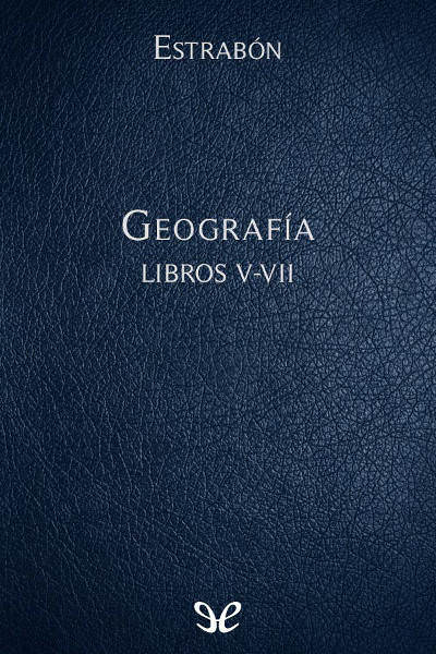 libro gratis Geografía Libros V-VII