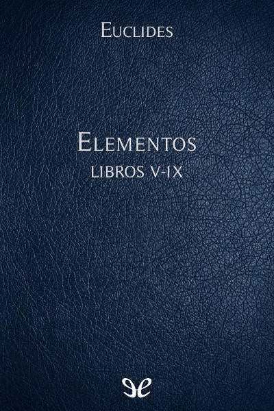 descargar libro Elementos Libros V-IX