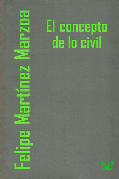 descargar libro El concepto de lo civil