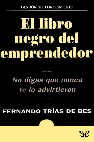 El libro negro del emprendedor gratis en epub