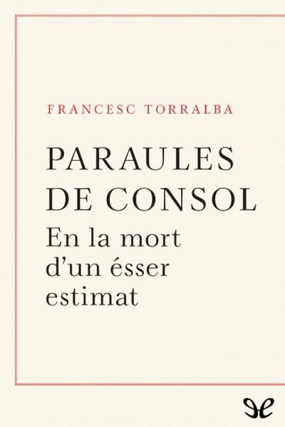 descargar libro Paraules de consol