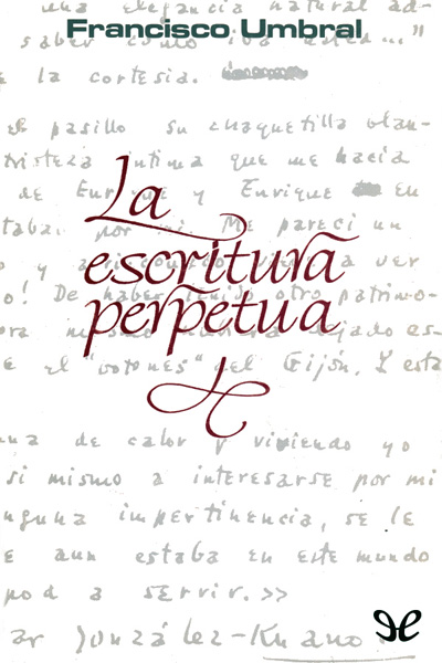 descargar libro La escritura perpetua