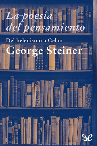 descargar libro La poesía del pensamiento