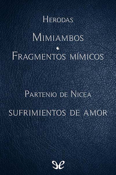 libro gratis Mimiambos & Sufrimientos de amor