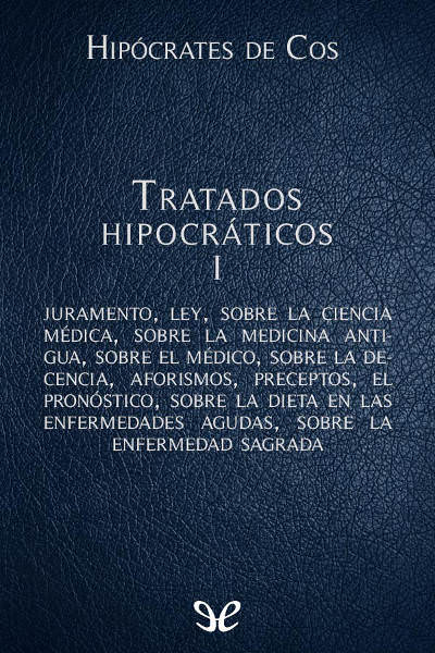 descargar libro Tratados hipocráticos I