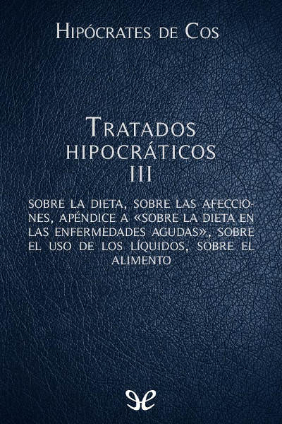 descargar libro Tratados hipocráticos III