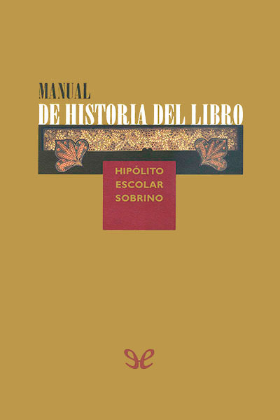 libro gratis Manual de historia del libro