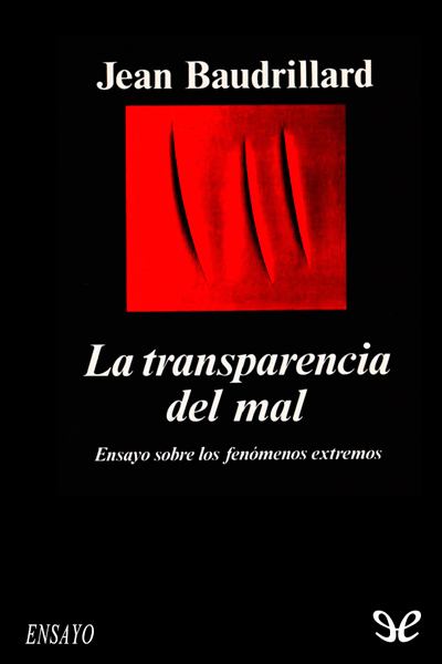 libro gratis La transparencia del mal