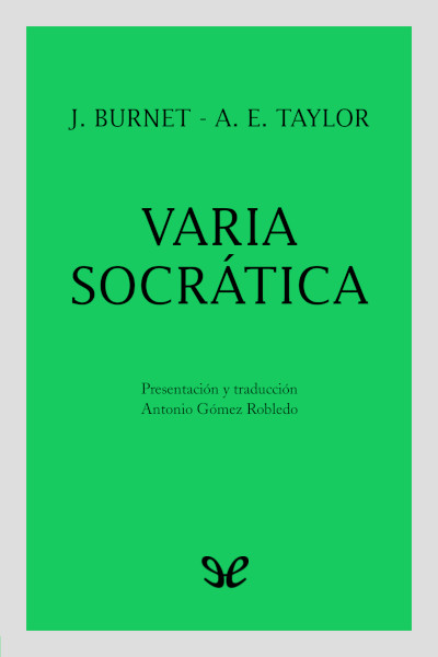 descargar libro Varia socrtica