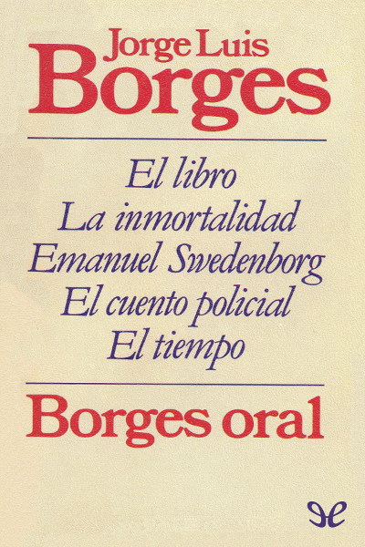 libro gratis Borges oral