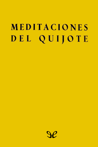 descargar libro Meditaciones del Quijote