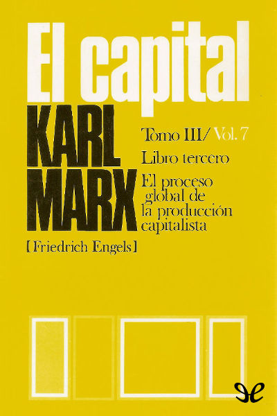 descargar libro El Capital (P. Scaron) Libro tercero, Vol. 7