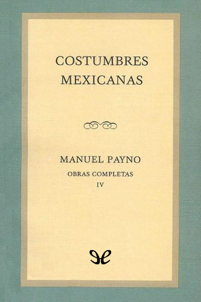 descargar libro Costumbres mexicanas