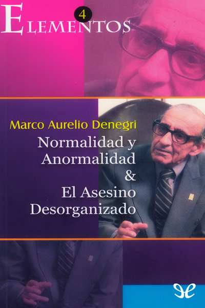 descargar libro Normalidad y Anormalidad & El Asesino Desorganizado