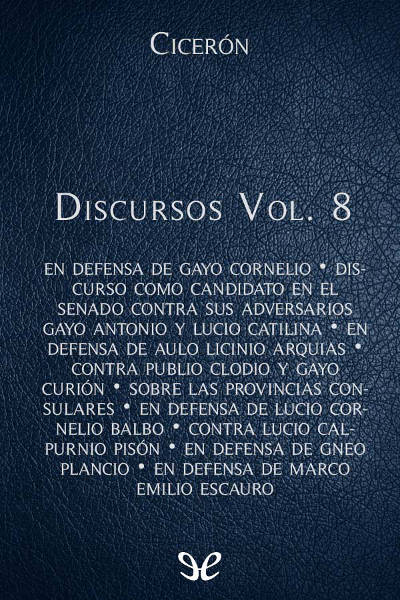 libro gratis Discursos Vol. 8