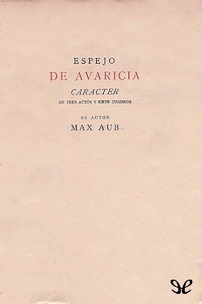 descargar libro Espejo de avaricia