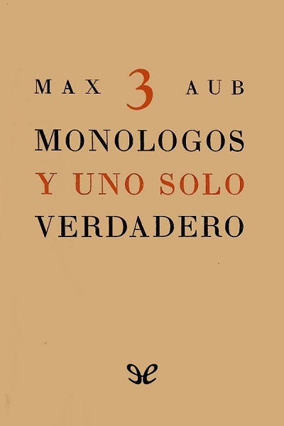 descargar libro Tres monólogos y uno solo verdadero