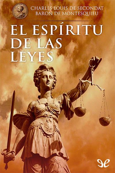 libro gratis El espíritu de las leyes