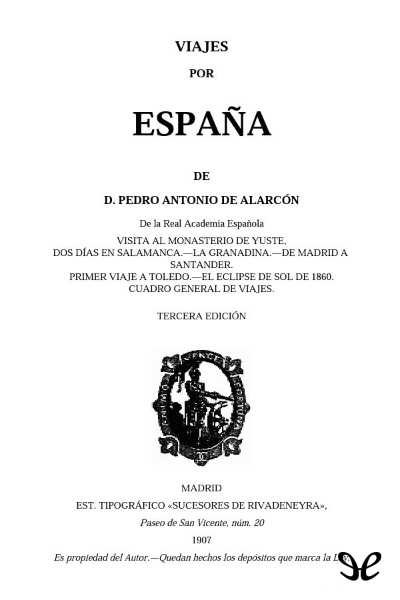 libro gratis Viajes por España