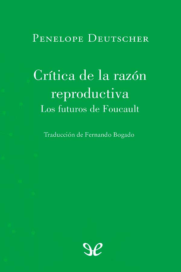 descargar libro Crítica de la razón reproductiva