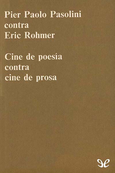 descargar libro Cine de poesía contra cine de prosa