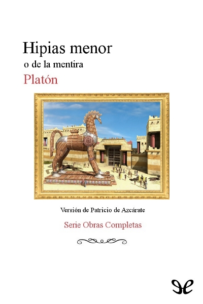 descargar libro Hipias menor