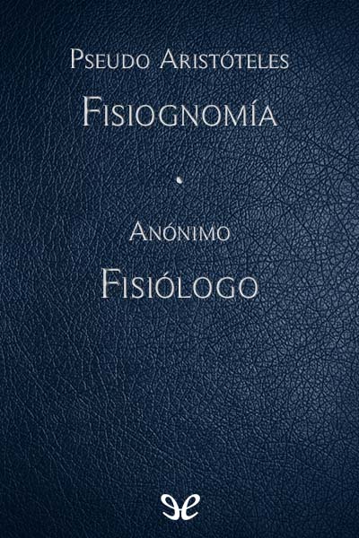 libro gratis Fisiognomía & Fisiólogo