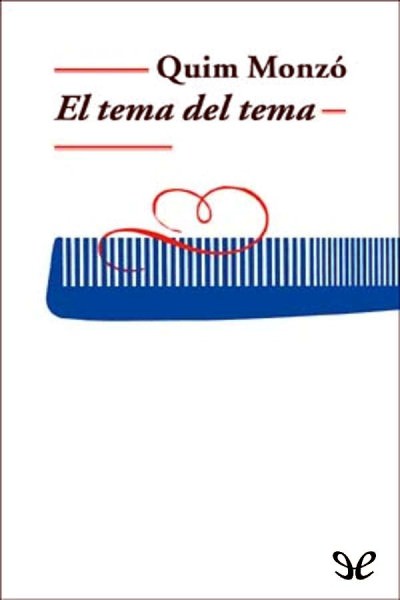 descargar libro El tema del tema