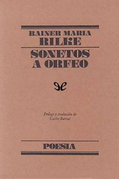 descargar libro Sonetos a Orfeo