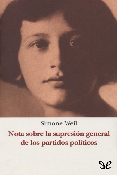 descargar libro Nota sobre la supresión general de los partidos políticos