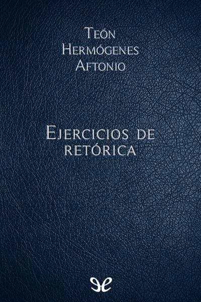 libro gratis Ejercicios de retórica