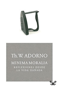 libro gratis Minima moralia