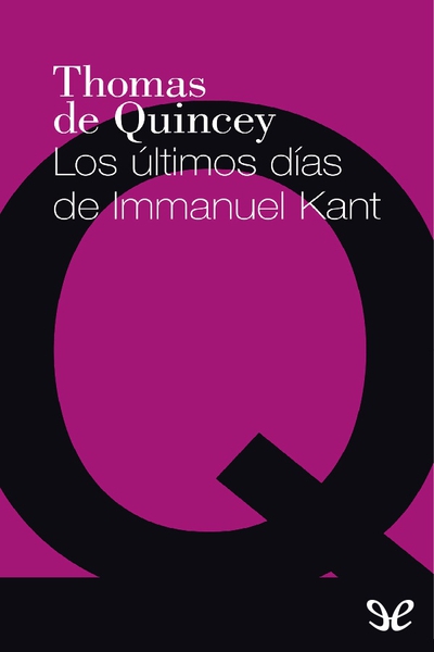 descargar libro Los últimos días de Immanuel Kant