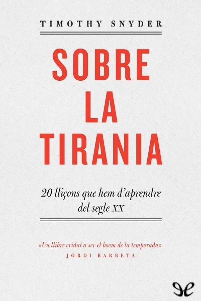 descargar libro Sobre la tirania