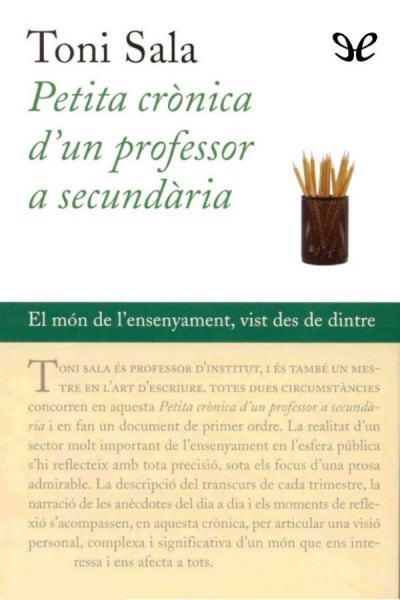 descargar libro Petita crònica dun professor a secundària