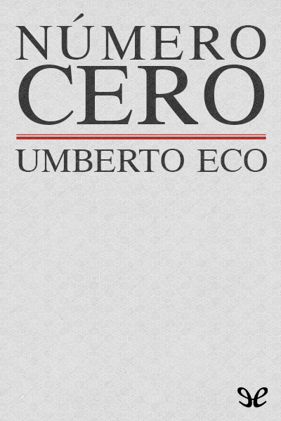 descargar libro Nmero cero