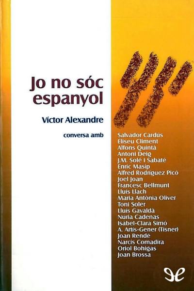 descargar libro Jo no sc espanyol