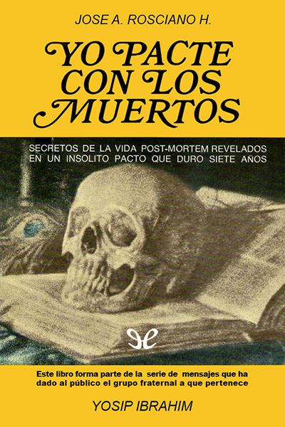 libro gratis Yo pacté con los muertos