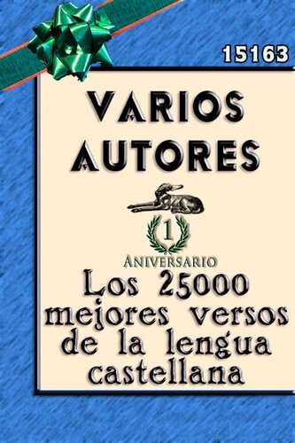 descargar libro Los 25000 mejores versos de la lengua castellana