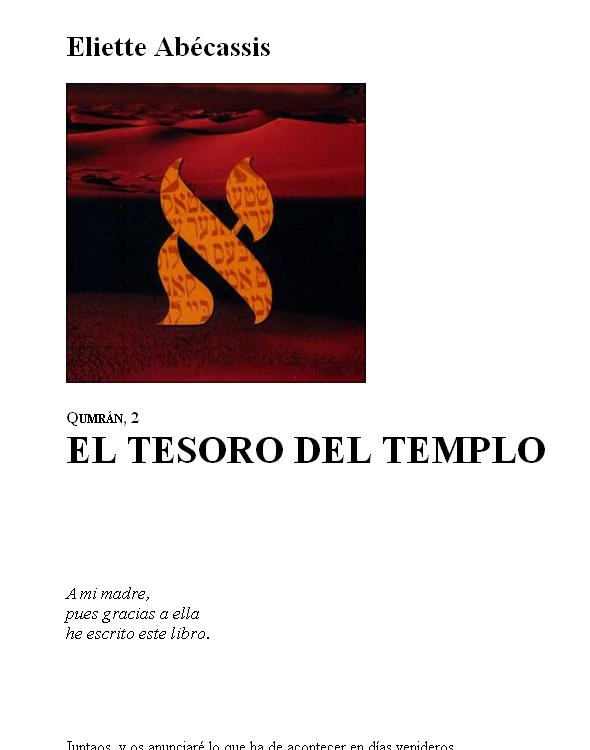 libro gratis El tesoro del templo