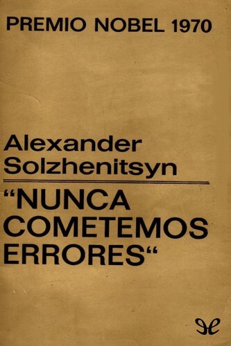 descargar libro Nunca cometemos errores